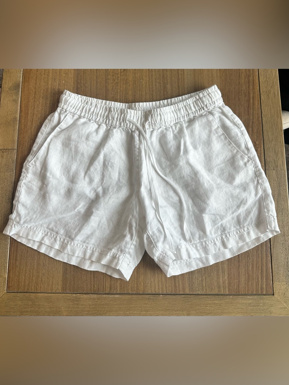 Tommy Bahama White Linen Shorts